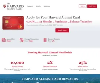 Harvardcard.com(Harvard Alumni Card) Screenshot