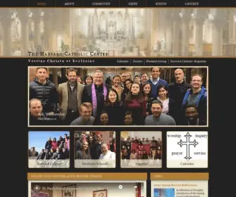 Harvardcatholic.org(Harvard Catholic Center) Screenshot