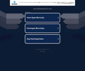 Harvarddogwalkers.com(Harvarddogwalkers) Screenshot