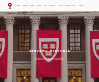 Harvardventures.org(Harvard College Ventures) Screenshot