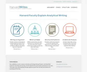 Harvardwrites.com(HarvardWrites) Screenshot