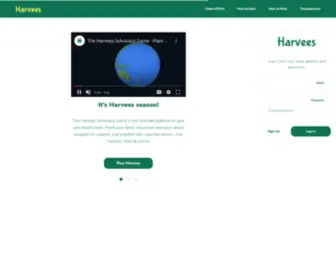 Harvees.com(The Harvees Advocacy Game) Screenshot