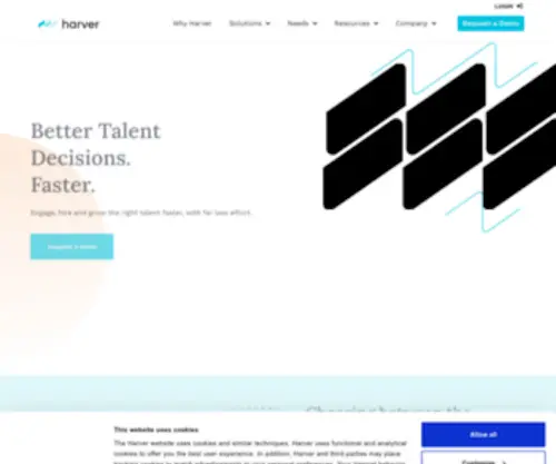 Harver.com(Better Talent Decisions) Screenshot