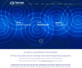 Harvest.co.za(Harvest Christian Church) Screenshot