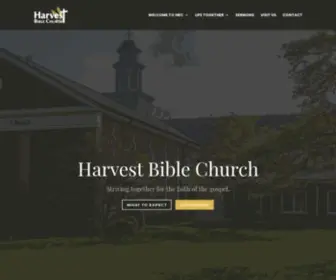 Harvestbiblechurch.org(Harvest Bible Church) Screenshot