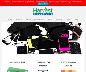Harvestcellular.net(LCD BuyBack Program) Screenshot