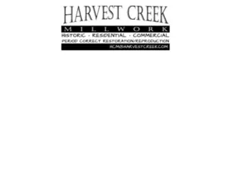 Harvestcreek.com(Harvest Creek Millwork) Screenshot