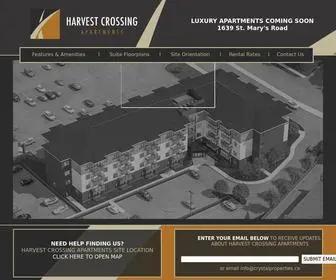 Harvestcrossingapartments.ca(Harvest Crossing Apartments Winnipeg) Screenshot