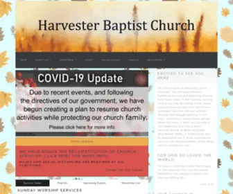 Harvester.org(Harvester Baptist Church) Screenshot