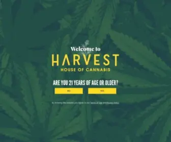 Harvestofaz.com(Dispensary Home) Screenshot