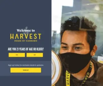 Harvestofmd.com(Dispensary Home) Screenshot