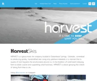 Harvestskis.com(About Harvest) Screenshot