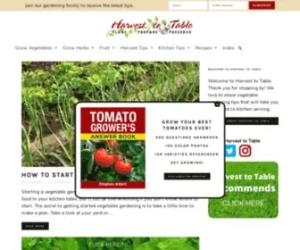 Harvesttotable.com(Harvest to Table) Screenshot