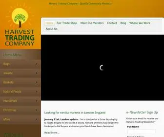 Harvesttradingcompany.com(Harvest Trading Company's mission) Screenshot