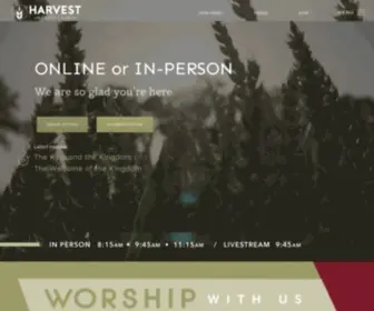 Harvestvc.org(Harvest Vineyard Church) Screenshot