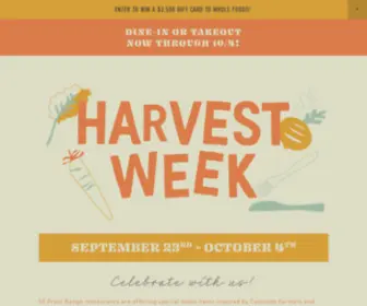 Harvestweek.com(Harvest Week 2021) Screenshot