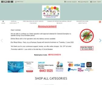 Harvestwell.com.sg(Harvest Well Balloon and Party Supplies) Screenshot