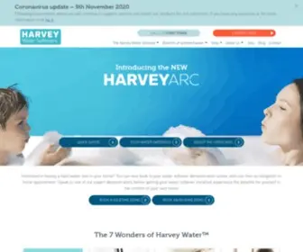 Harvey.co.uk(A Harvey Water Softener removes the limescale in your home. Cleaning) Screenshot