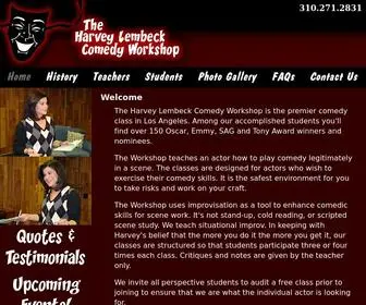 Harveylembeckcomedyworkshop.com(Harvey Lembeck Comedy Workshop) Screenshot