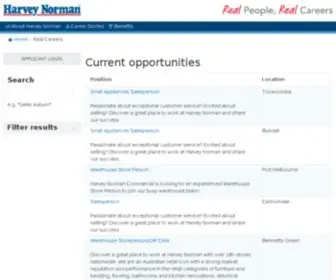 Harveynormancareers.com.au(Current Opportunities) Screenshot