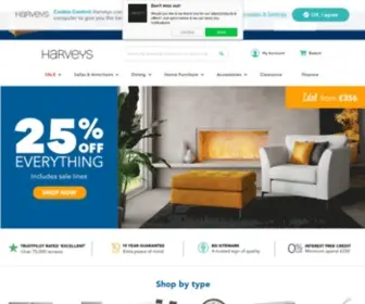 Harveysfurniture.co.uk(Shop Sofas) Screenshot