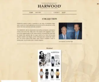 Harwood-Watch.com(Harwood Watches) Screenshot