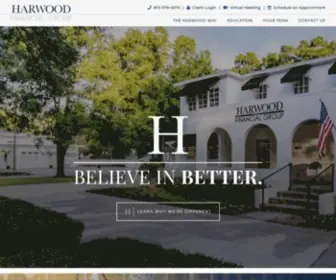 Harwoodfinancialgroup.com(Financial Planning for Tampa Bay) Screenshot