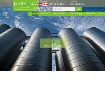 HaryanapVC.com(Haryana Leather Chemicals Ltd) Screenshot