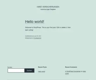 Harz-Versicherungen.de(Versicherungen Ratgeber) Screenshot