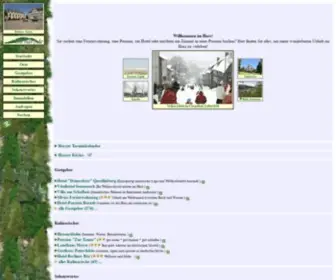 Harz.de(Ferienwohnungen, Ferienhäuser, Zimmer, Hotels, Pensionen) Screenshot