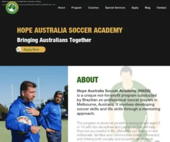 Hasa.soccer(Hope Australia Soccer Academy) Screenshot