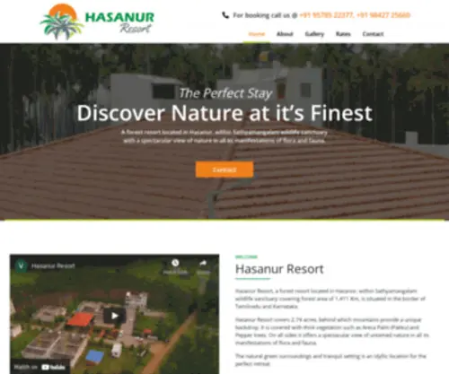 Hasanurresort.com(Hasanur Resort) Screenshot