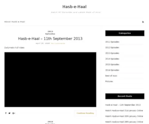 Hasbe-Haal.com(Hasb-e) Screenshot