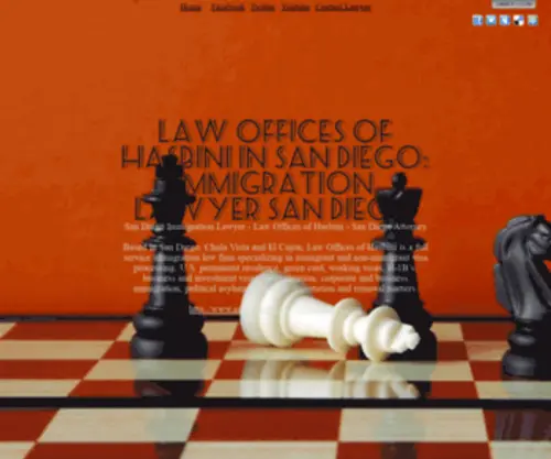 Hasbinilawfirm.com(Law Offices of Hasbini in San Diego) Screenshot