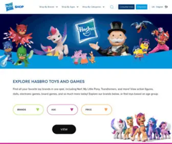 Hasbro.com(Locale Selector) Screenshot