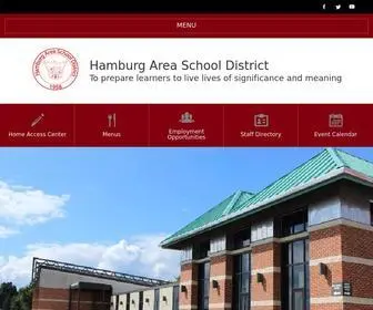 Hasdhawks.org(Hamburg Area School District) Screenshot