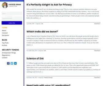 Haseebawan.com(haseebawan) Screenshot