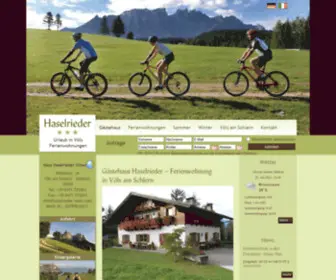 Haselrieder-Voels.com(Ferienwohnung Völs am Schlern) Screenshot