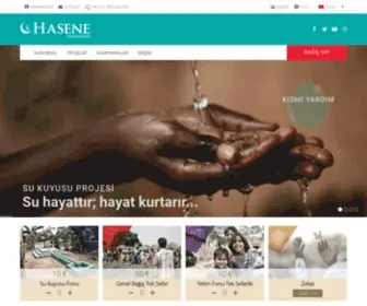 Hasene.org(Hasene International e) Screenshot
