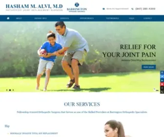 Hashamalvimd.com(Dr Hasham M Alvi MD) Screenshot