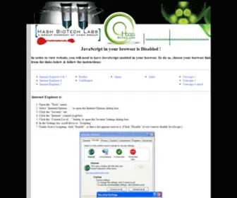 Hashbiotech.com(Hash Biotech) Screenshot