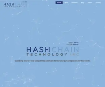 Hashchain.ca(Disruptive Blockchain Solutions) Screenshot