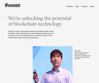 Hashed.com(Home) Screenshot