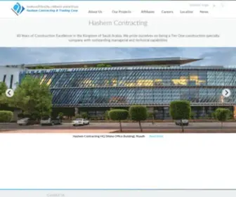 Hashem-Contracting.com(Hashem Contracting) Screenshot