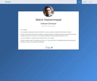 Hasheminezhad.com(Mahdi) Screenshot
