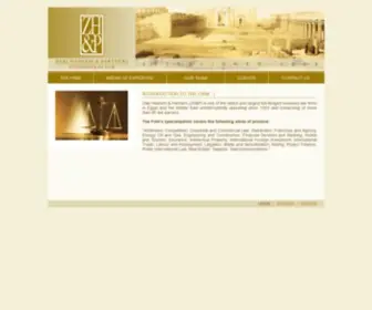 Hashemlaw.com(ZH&P Attorneys at Law) Screenshot
