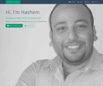 HashemZahran.com(Hashem Zahran) Screenshot