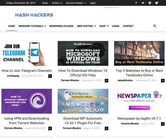 Hashhackers.com(Hash Hackers) Screenshot