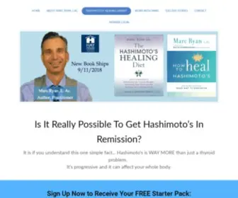 Hashimotoshealing.com(Help and Healing for Hashimotos Thyroiditis) Screenshot