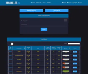 Hashkiller.io(Hashkiller) Screenshot